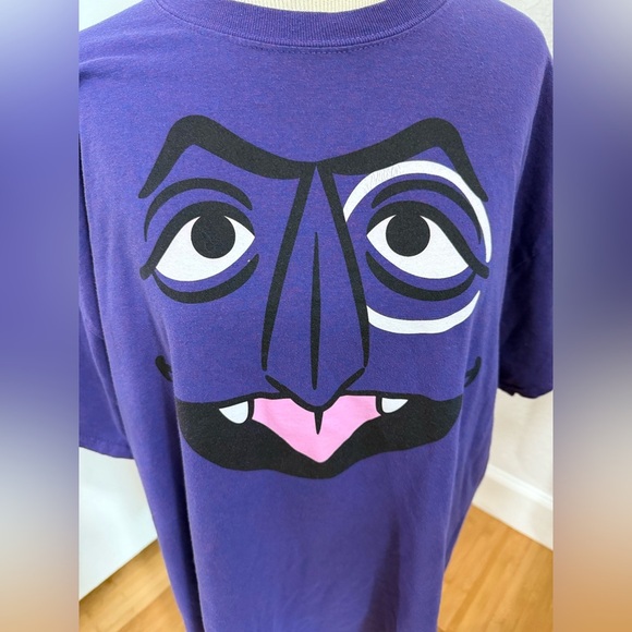 Sesame Street The Count-hahaha Face T-Shirt Adult - Picture 6 of 8